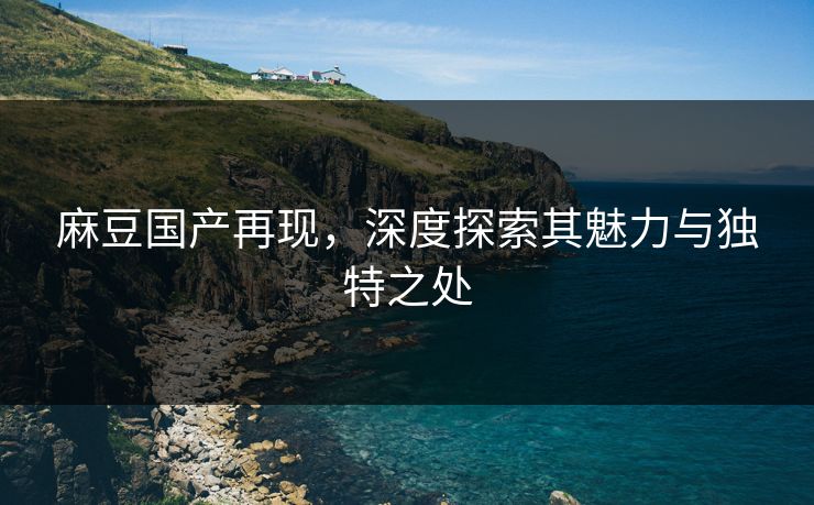 麻豆国产再现,深度探索其魅力与独特之处